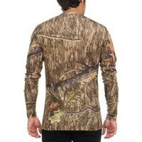 Men's Wool Thermal Top Midweight Base Layer - 100% Merino Wool