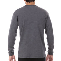 Men's Wool Thermal Top Midweight Base Layer - 100% Merino Wool