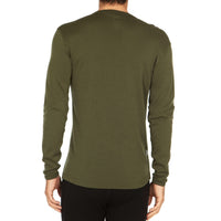 Men's Wool Thermal Top Midweight Base Layer - 100% Merino Wool