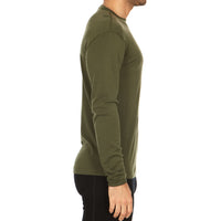 Men's Wool Thermal Top Midweight Base Layer - 100% Merino Wool
