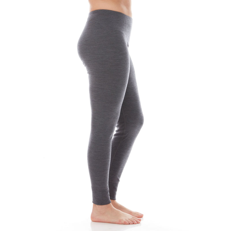 Midweight Women's Wool Bottom Thermal Base Layer - 100% Merino Wool