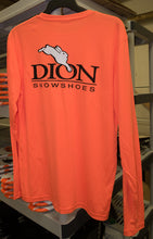 t-shirt dion logo back neon orange